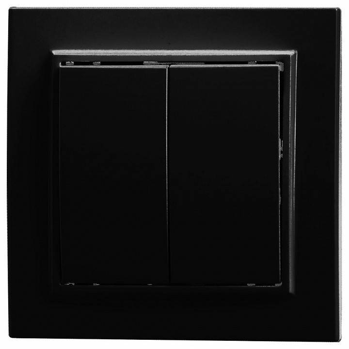 Выключатель двухклавишный Stekker Эрна 39473