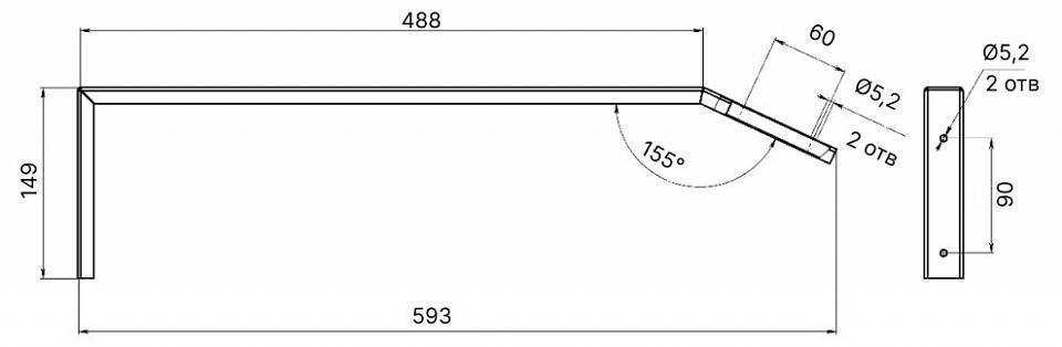 Основание на штанге Feron ДС-05 48158