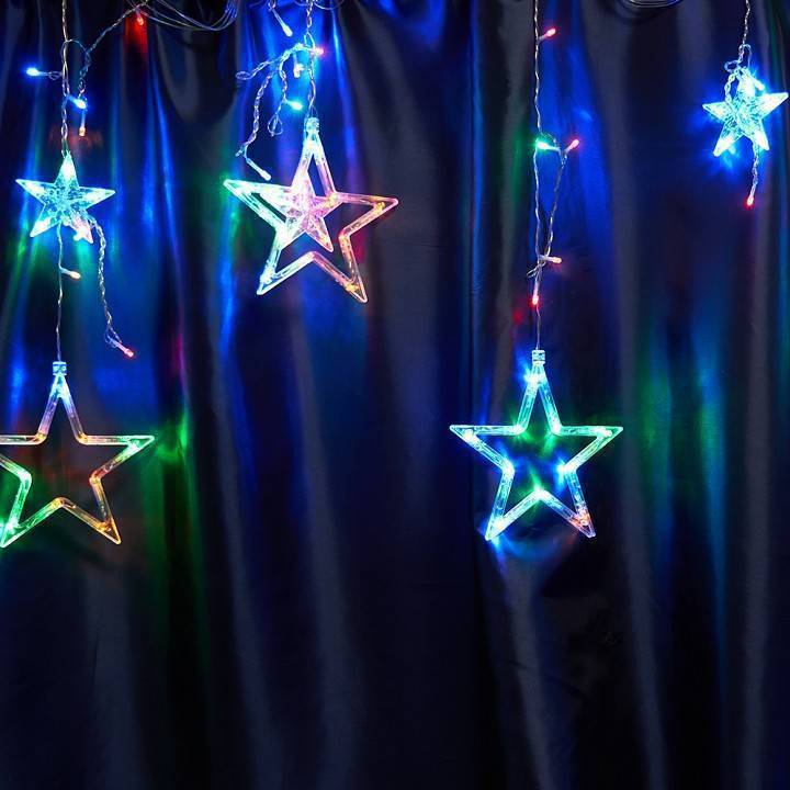 Бахрома световая фигурная Feron CL29 2.5x0.5 м 100 LED белый свет 48615