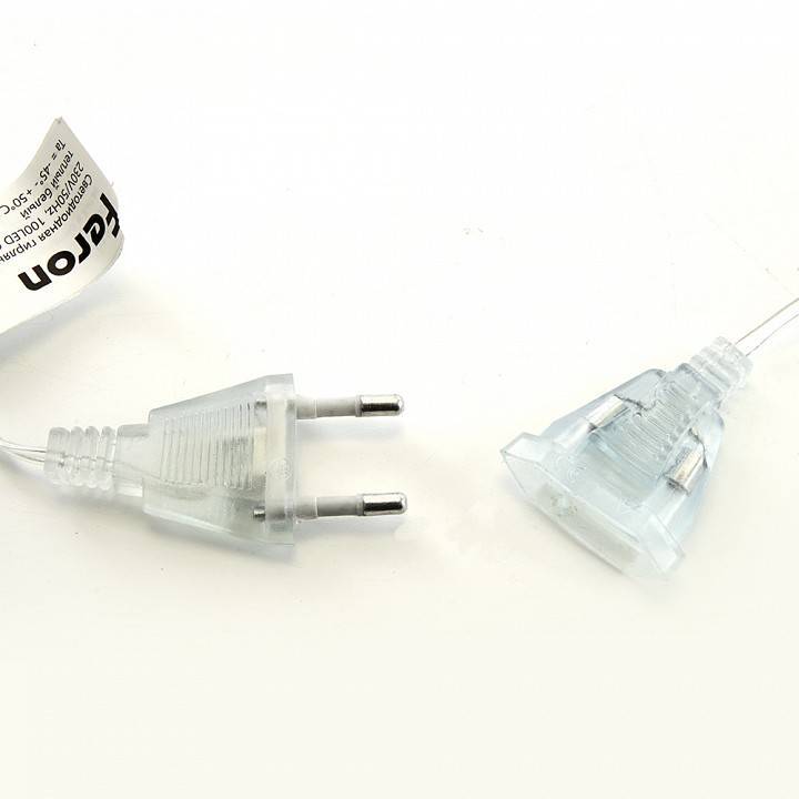 Бахрома световая фигурная Feron CL29 2.5x0.5 м 100 LED белый свет 48615