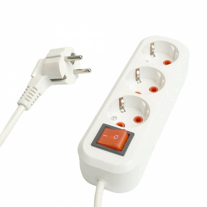 Удлинитель с выключателем Stekker Home 49354
