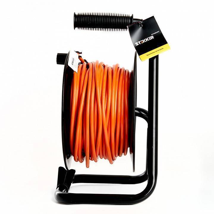 Удлинитель на катушке Stekker STD01-40-30 4 розетки 30 м 49390
