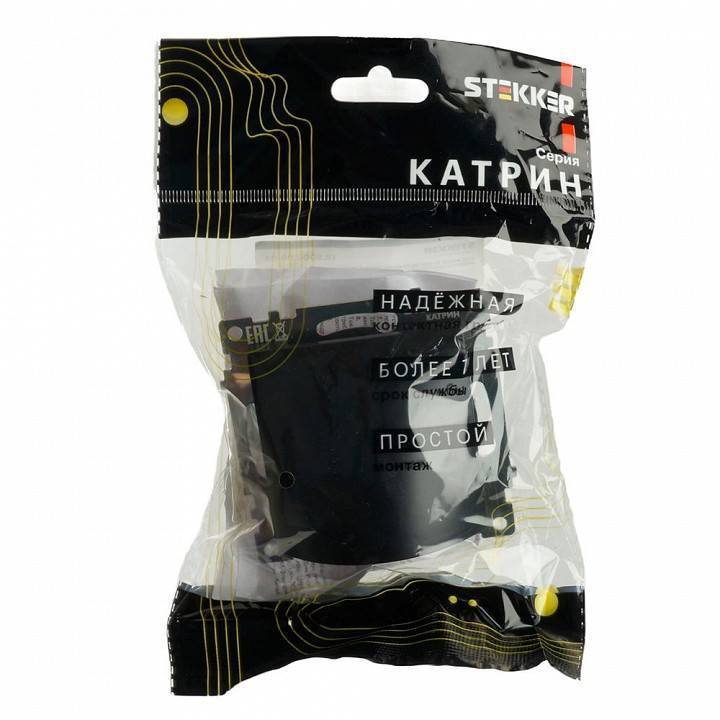 Розетка для вывод кабеля без рамки Stekker Катрин 49466