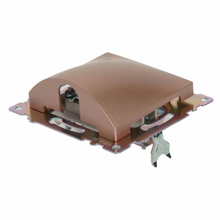 Розетка для вывод кабеля без рамки Stekker Катрин 49467