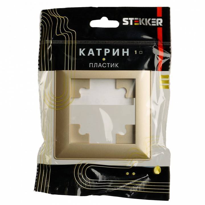 Рамка на 1 пост Stekker PFR00-7001-08 49606