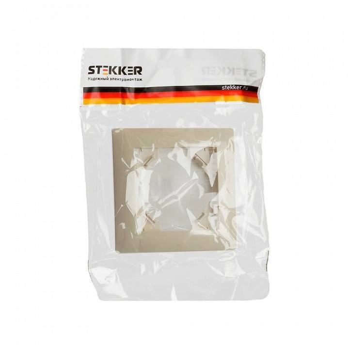 Рамка на 1 пост Stekker Эрна Элегант 49666