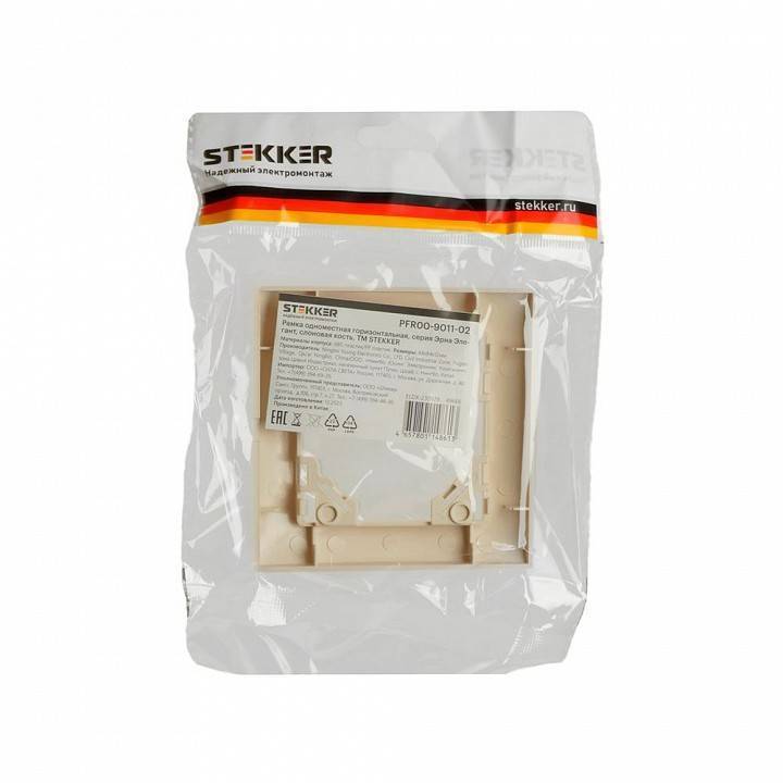 Рамка на 1 пост Stekker Эрна Элегант 49666