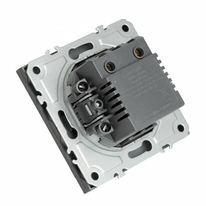 Розетка 2хUSB type A и C без рамки Stekker Эмили 49957