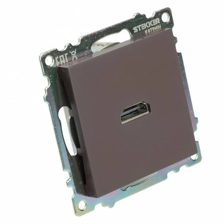 Розетка HDMI без рамки Stekker Катрин 50064