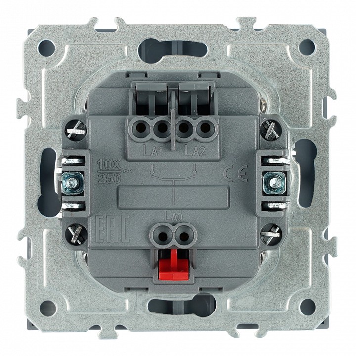 Переключатель одноклавишный без рамки Stekker Эмили 50240