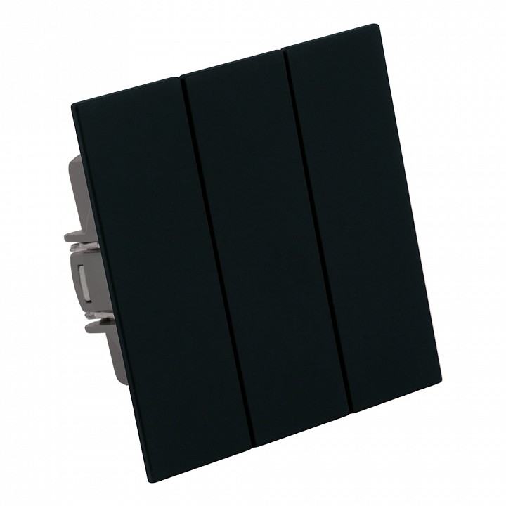 Выключатель трехклавишный без рамки Stekker Мия 50444