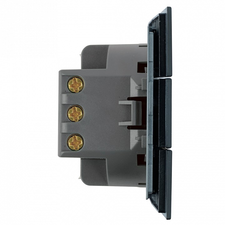 Выключатель трехклавишный без рамки Stekker Мия 50444