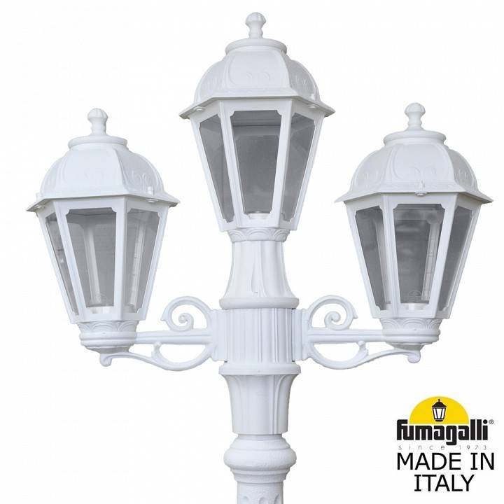 Фонарный столб Fumagalli Saba 2 плафона K22.157.S21.WXF1R