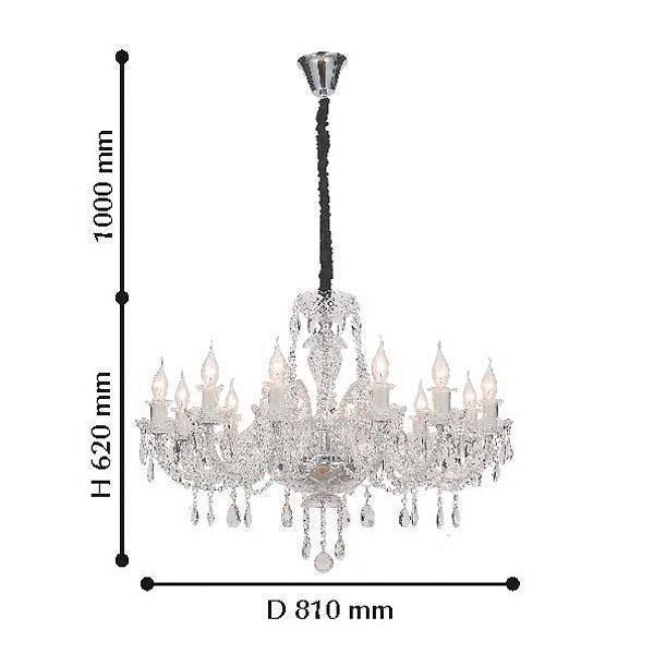 Подвесная люстра Favourite Lawanda 12 ламп 2022-12P