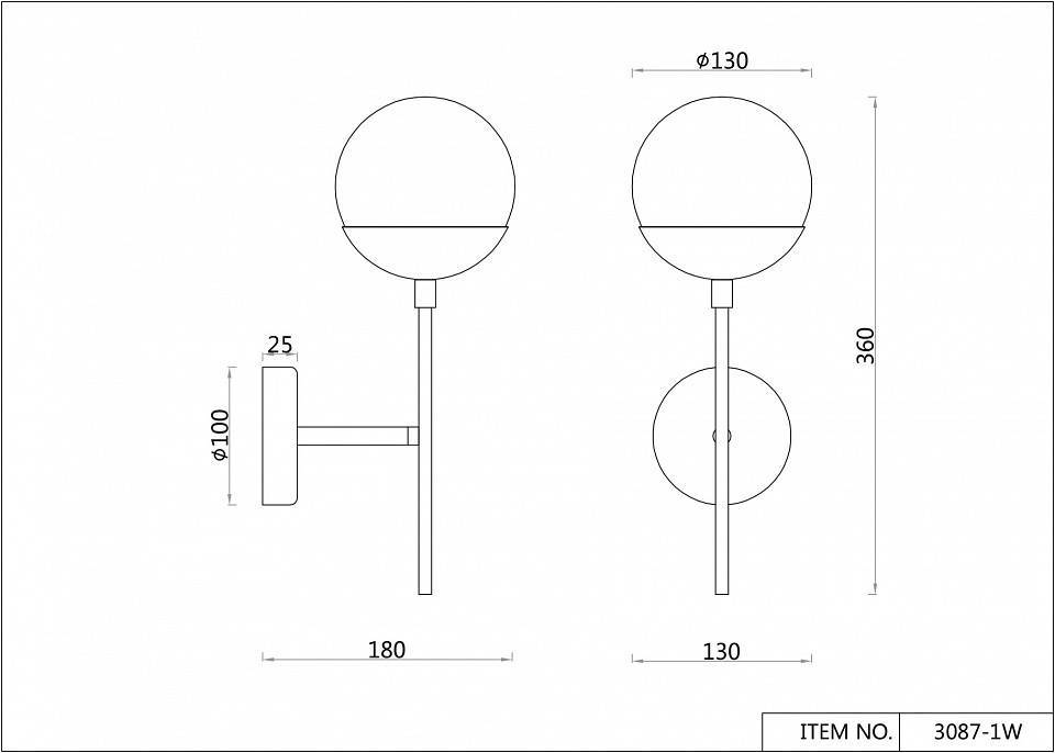 Бра F-promo Tufan 3087-1W