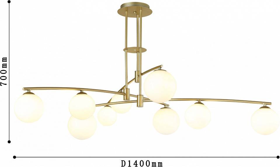 Люстра на штанге Favourite Equilibrium 4039-9P