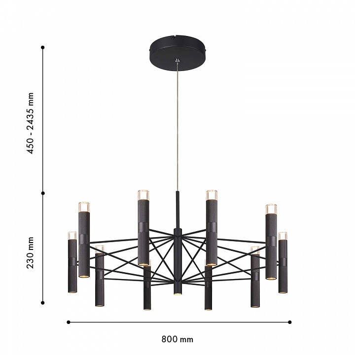 Подвесная люстра Favourite Blick 4758-10P