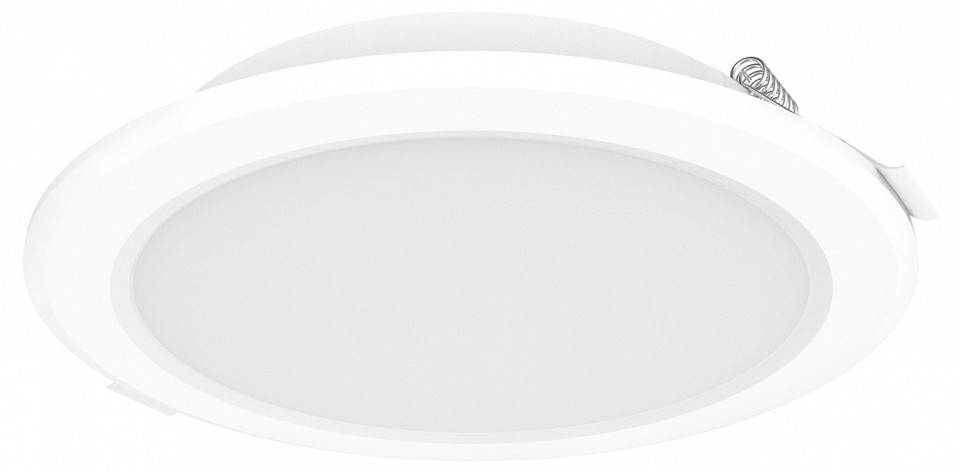 Светильник светодиодный встраиваемый Gauss Elementary круг 12 Вт 4000 К 997420212