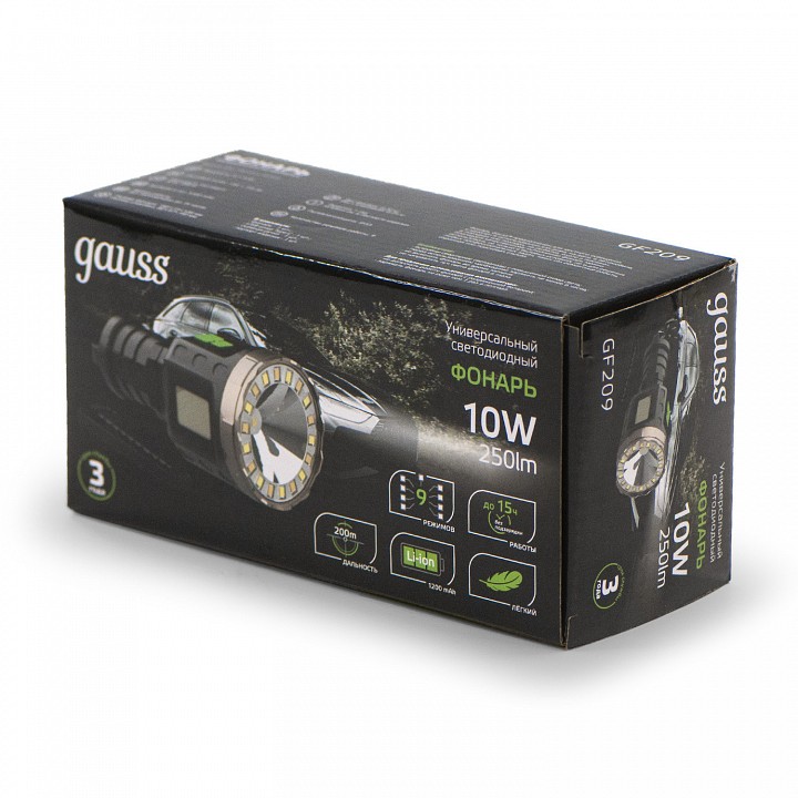 Фонарь ручной Gauss  GF209