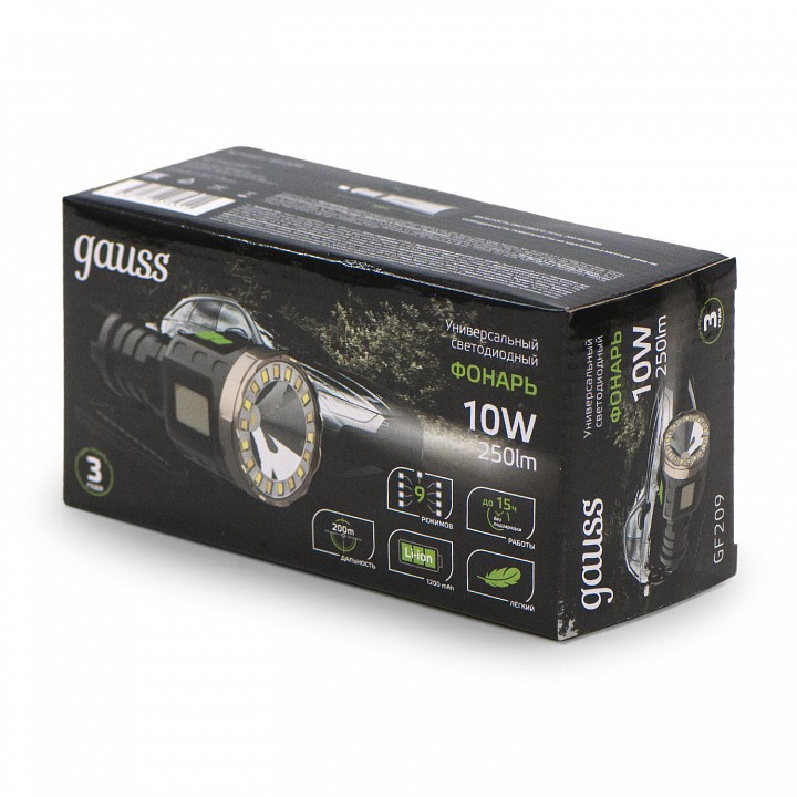 Фонарь ручной Gauss  GF209