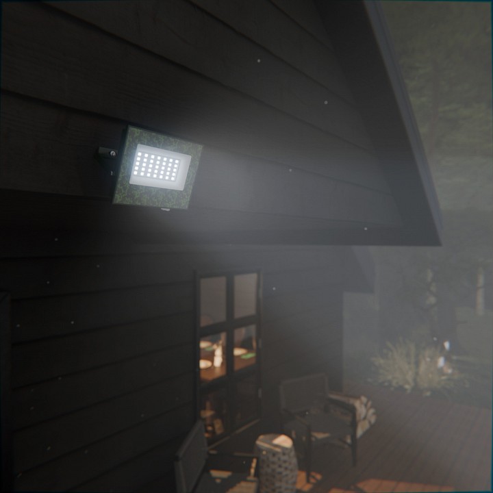 Настенно-потолочный прожектор Gauss  GFD002