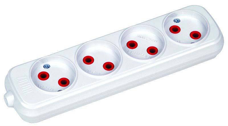 Удлинитель Horoz Electric 4 розетки 3 м с заземлением HRZ00001516