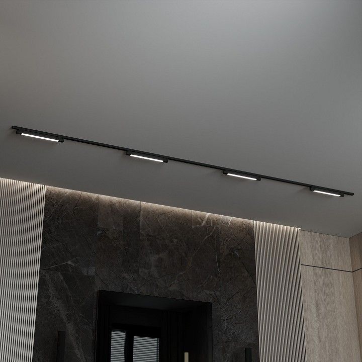 Комплект трековый Hesby Lighting №1 однофазная накладная Skylite HSBL_kompl_S001_NI4B4K