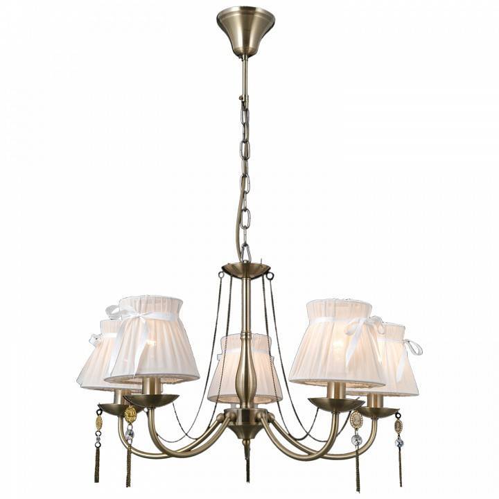 Подвесная люстра ILLUMICO IL0023 IL0023-5PSQ-24 AB CASTOR