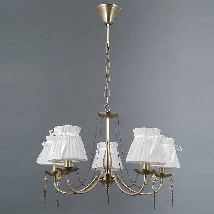 Подвесная люстра ILLUMICO IL0023 IL0023-5PSQ-24 AB CASTOR