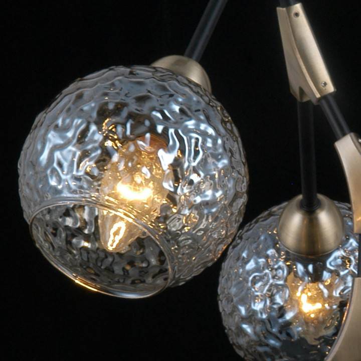 Люстра на штанге ILLUMICO  IL0263-5PSQ-79 BK AB