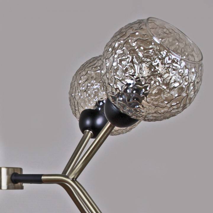 Люстра на штанге ILLUMICO  IL0268-8PSQ-79 BK AB