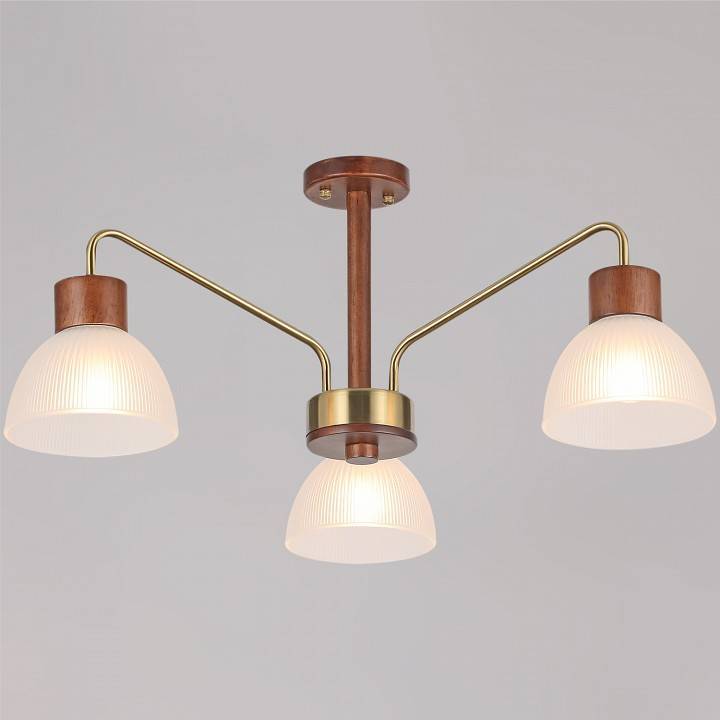 Люстра на штанге ILLUMICO  IL0286-3C-79 BR