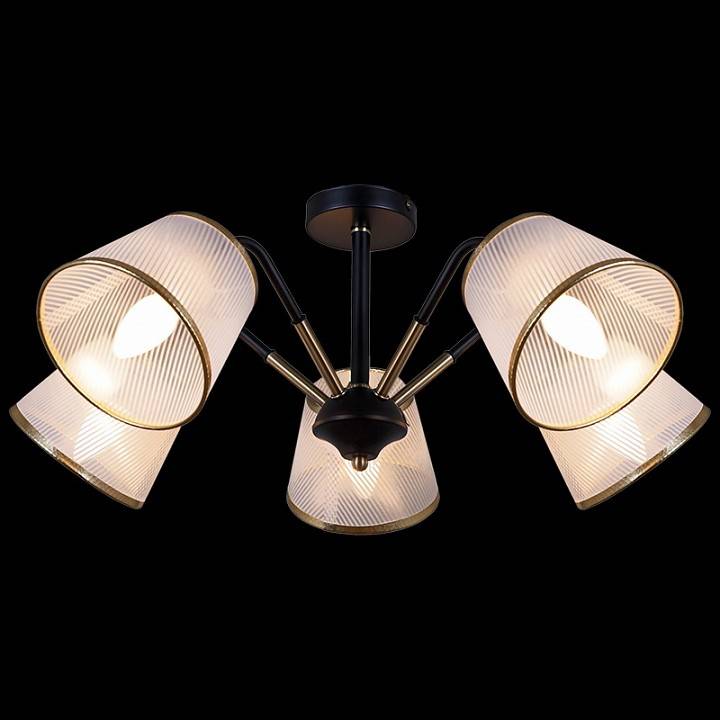 Люстра на штанге ILLUMICO IL0344-5CSQ-79 BK AB