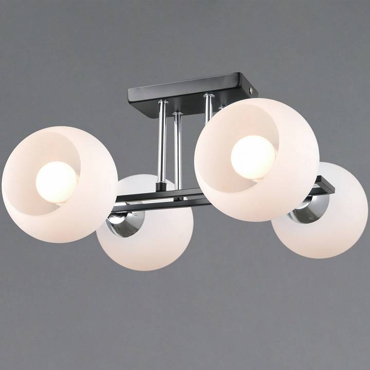 Потолочная люстра ILLUMICO TRENTO IL0791-4CSQ-25 BK CR TRENTO