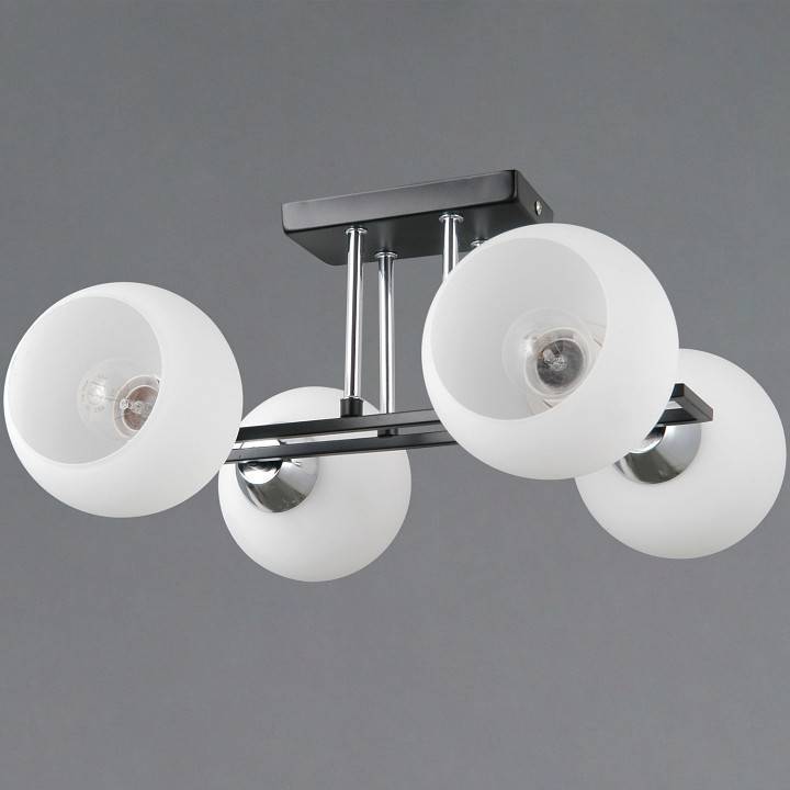 Потолочная люстра ILLUMICO TRENTO IL0791-4CSQ-25 BK CR TRENTO