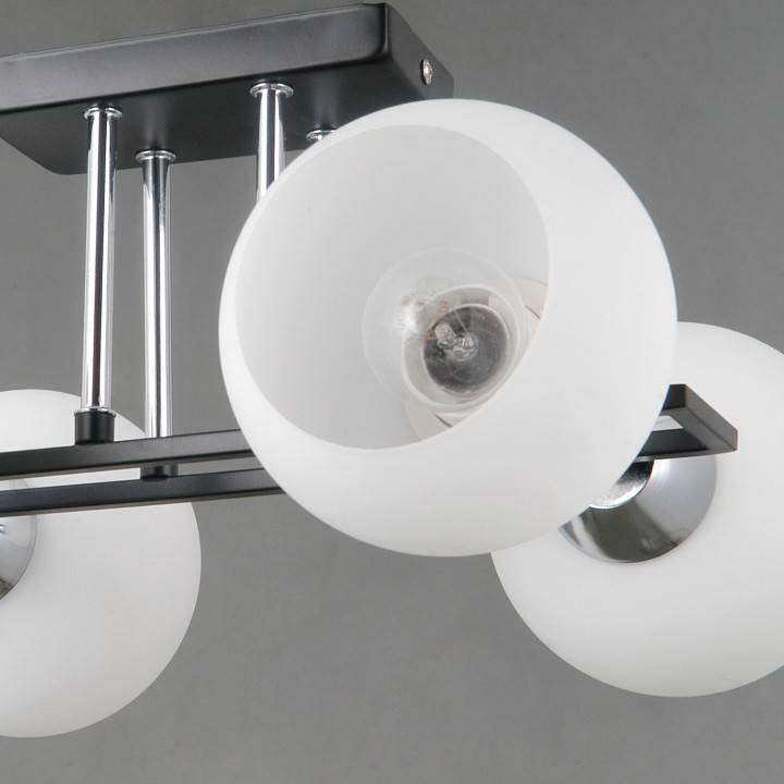 Потолочная люстра ILLUMICO TRENTO IL0791-4CSQ-25 BK CR TRENTO