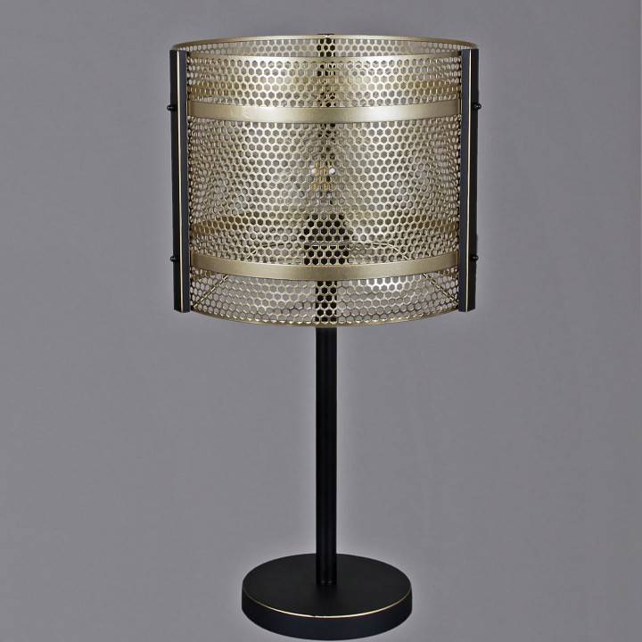 Настольная лампа декоративная ILLUMICO  IL1003-1T-05 BK GD