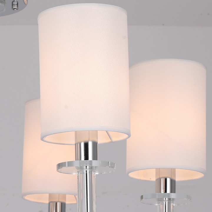 Люстра на штанге ILLUMICO  IL1382-6CPA-29 CR Romei