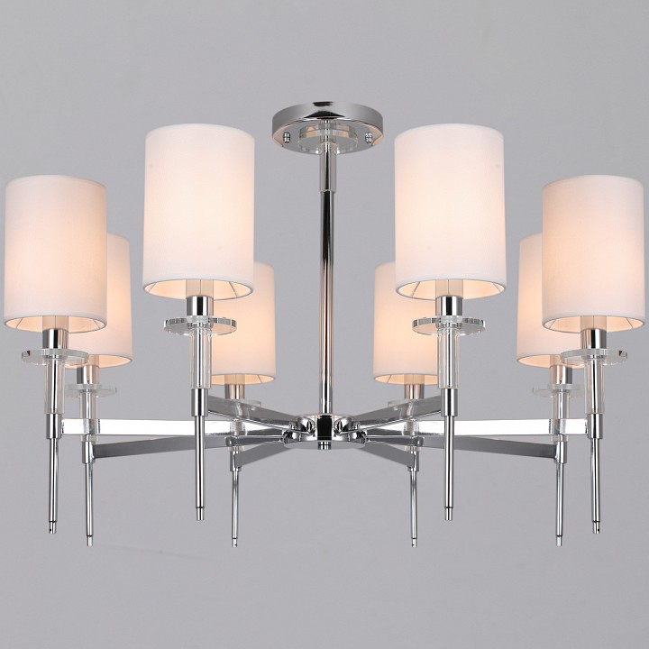 Люстра на штанге ILLUMICO  IL1382-8CPA-29 CR Romei