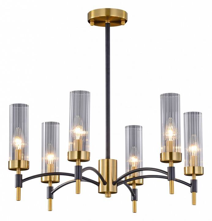 Люстра на штанге ILLUMICO BRASS TUBO IL5177-6PLS-29 BRASS TUBO