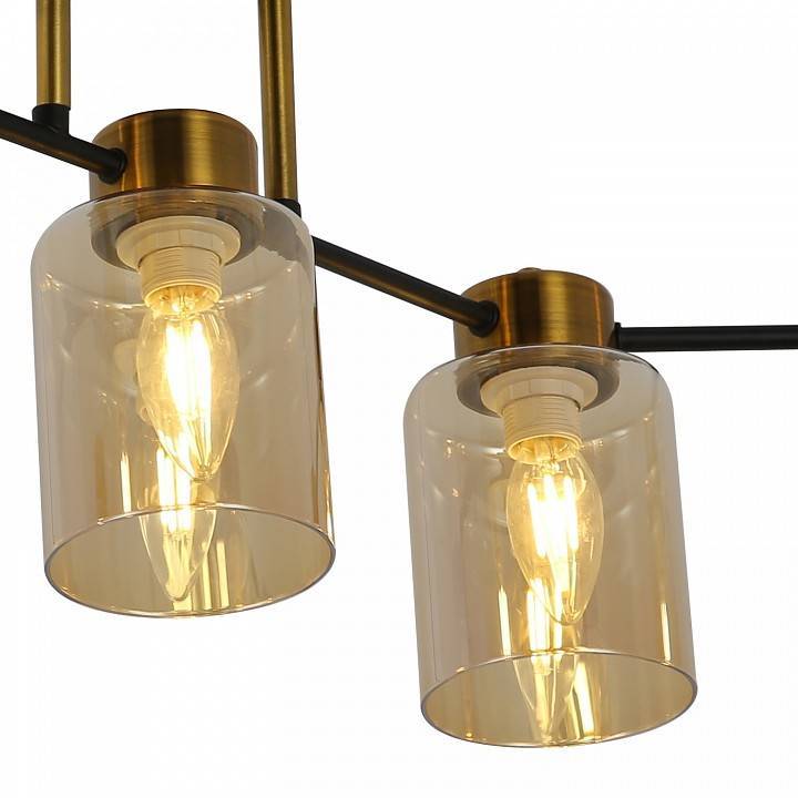 Светильник на штанге ILLUMICO Qui IL6111-5COU-79 BK GD Qui