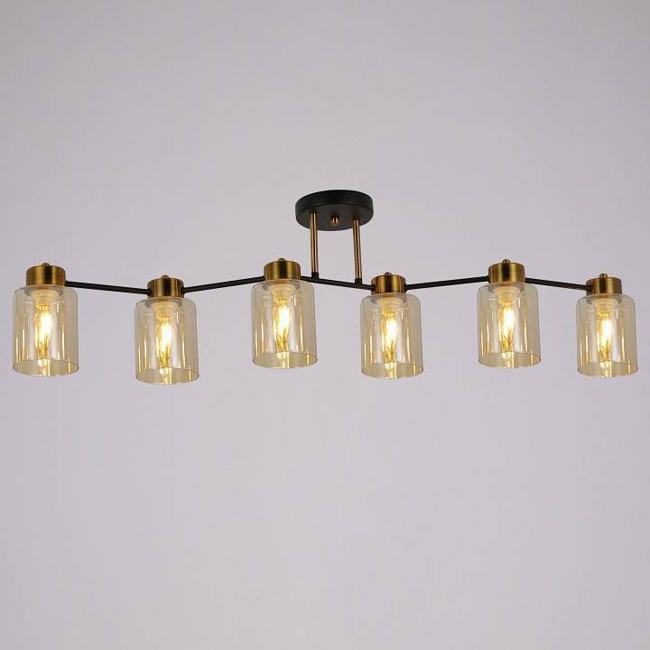 Светильник на штанге ILLUMICO Qui IL6111-6COU-79 BK GD Qui