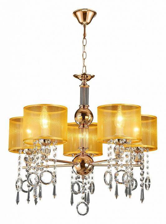 Подвесная люстра ILLUMICO  IL6219-5P-27 GD