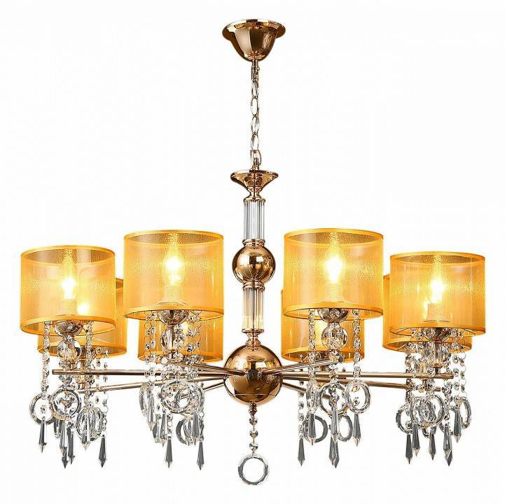 Подвесная люстра ILLUMICO  IL6219-8P-27 GD