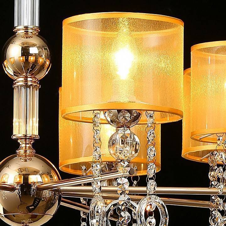 Подвесная люстра ILLUMICO  IL6219-8P-27 GD