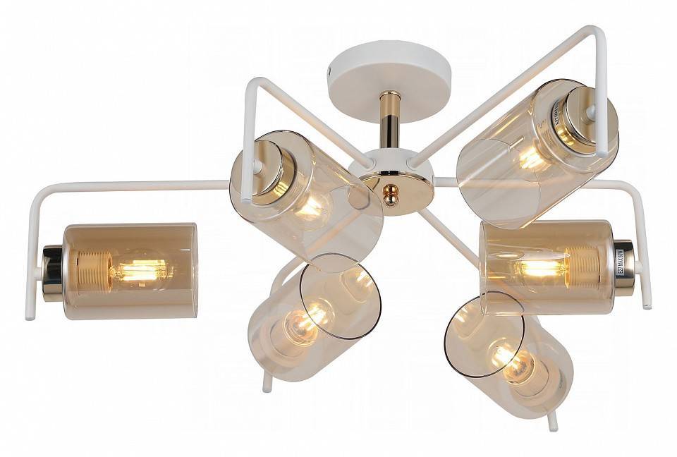 Люстра на штанге ILLUMICO  IL8248-6COU-79 WH GD
