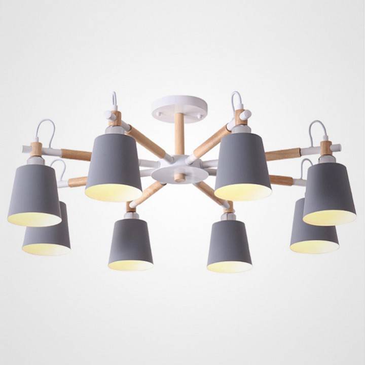 Люстра на штанге ImperiumLoft Varda Grey VARDA01