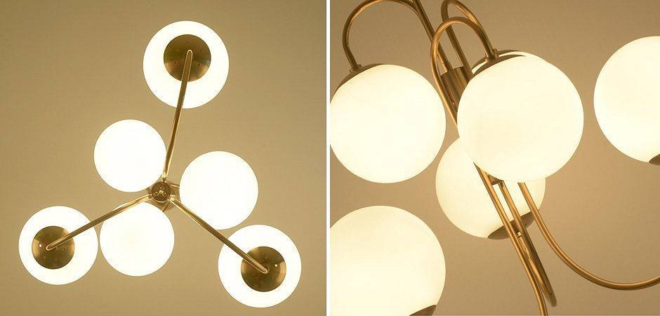 Люстра на штанге ImperiumLoft Gooseneck Pelle Chandelier 40.2347