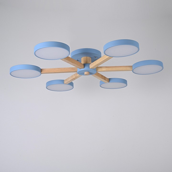 Люстра на штанге Imperiumloft TURNA Blue TURNA01