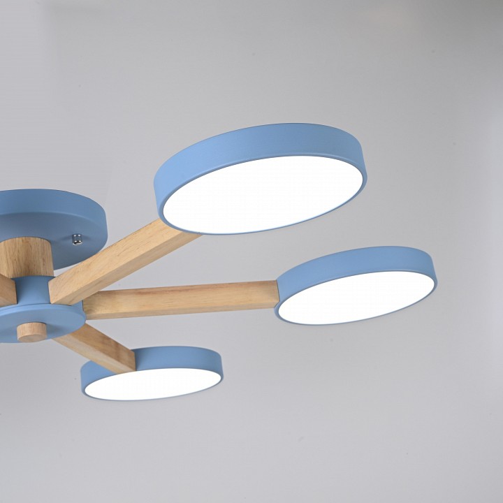 Люстра на штанге Imperiumloft TURNA Blue TURNA01